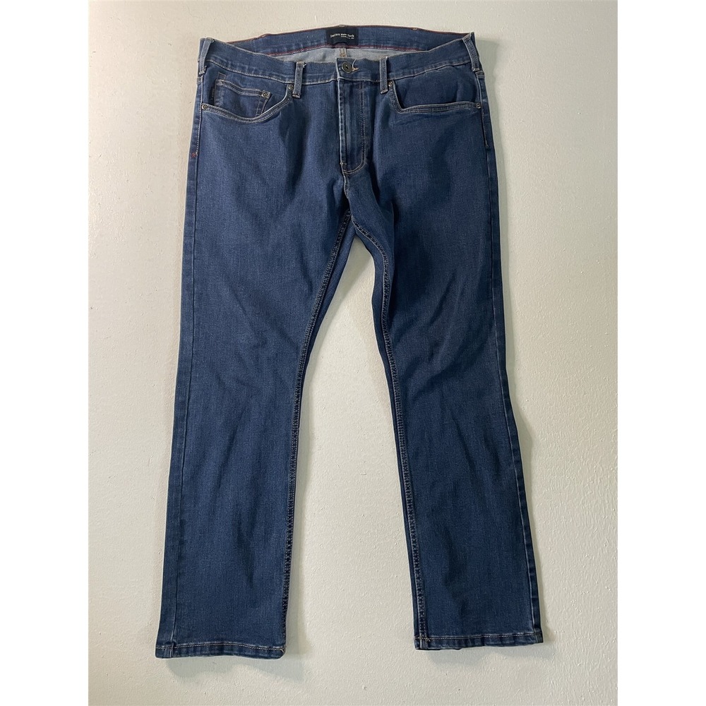 Jachs New York 38x30‎ Slim Leg 5 Pocket Medium Stretch Denim Mens Jeans